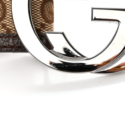 Gucci Monogram Interlocking G Belt 80 32 Dark Brown 6 of 9