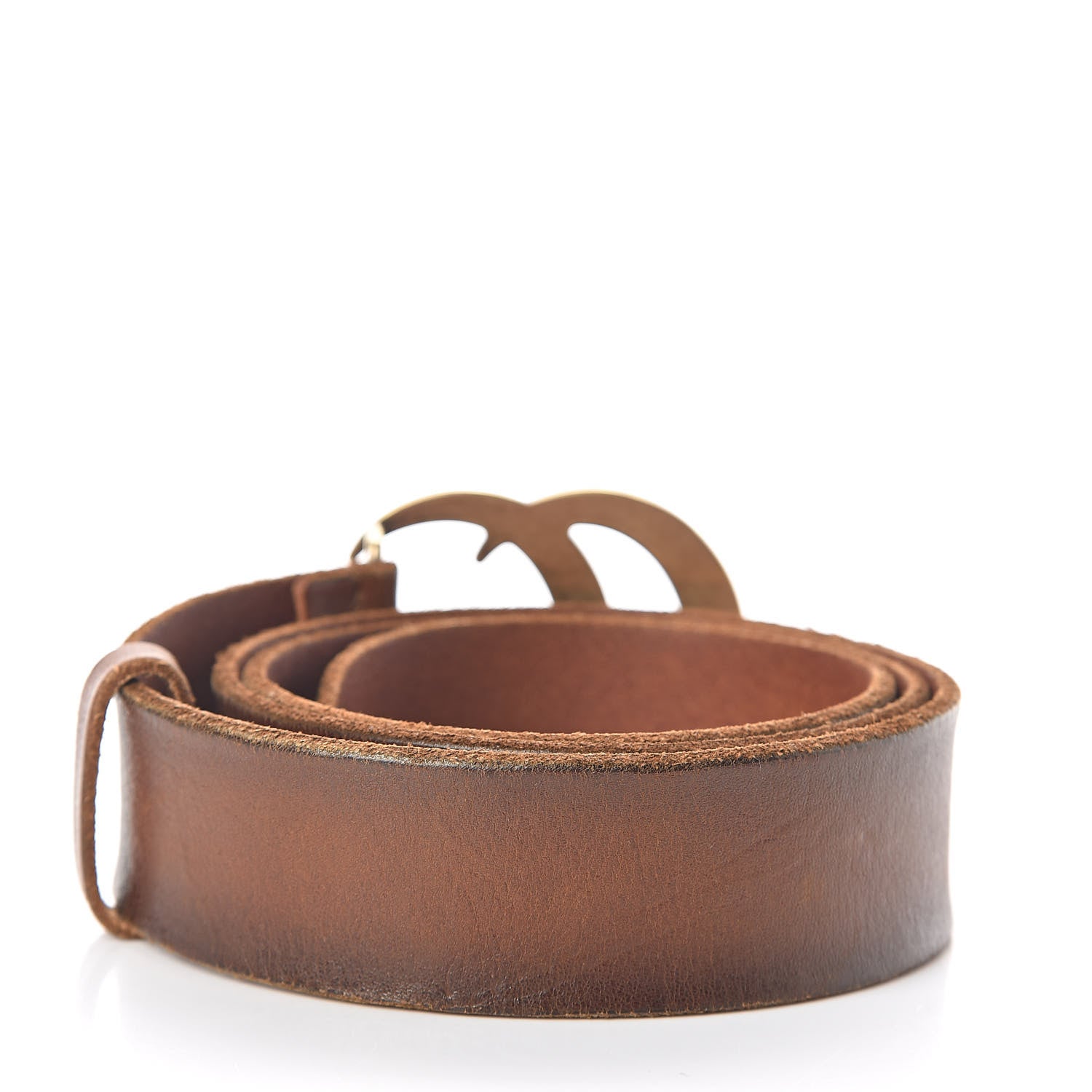 Gucci Faded Calfskin Double G 40mm Belt 95 38 Cuir 3 of 6