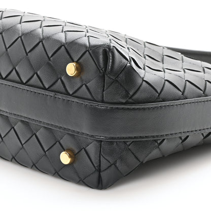 Bottega Veneta Calfskin Nappa Intrecciato Mini Wallace Black 9 of 9