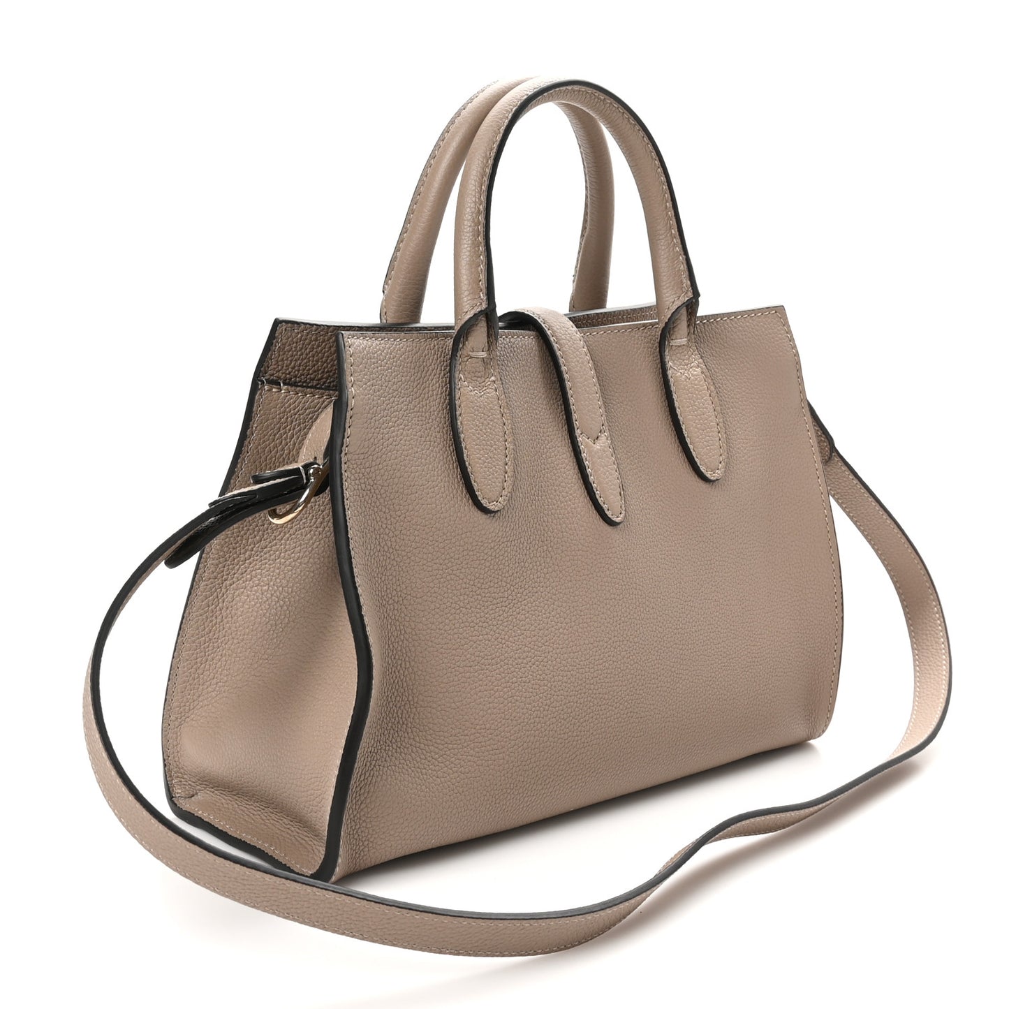 Grand Prix Calfskin Medium Hook Tote Rocky