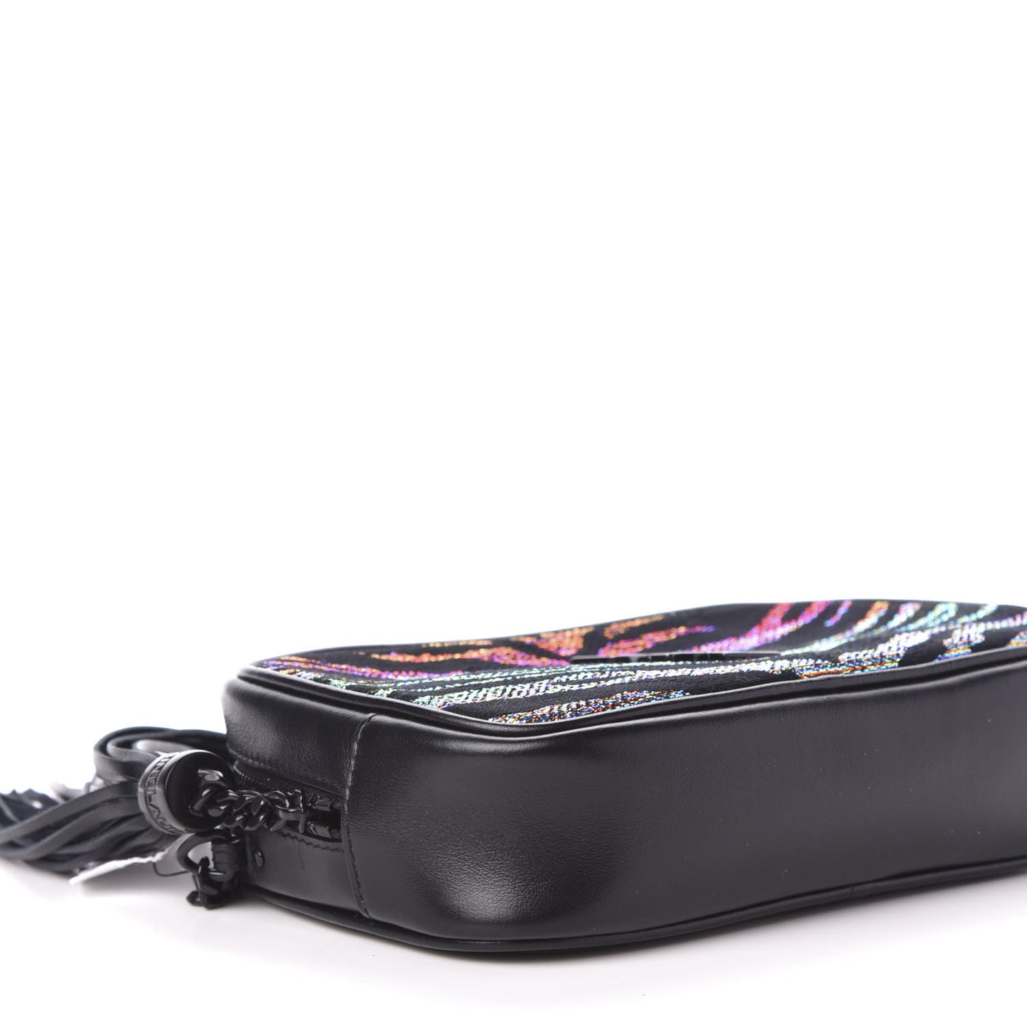 Canvas Calfskin Metallic Tiger Print Monogram Lou Camera Bag Multicolor