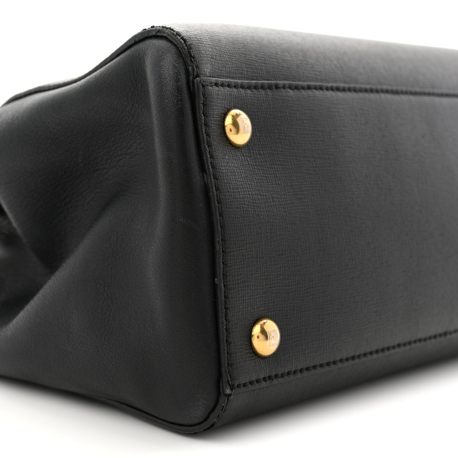 Fendi Vitello Elite Petite 2Jours Tote Black 9 of 12