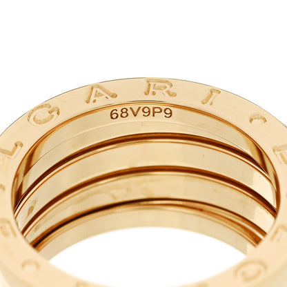 Bulgari 18K Yellow Gold B.Zero1 Four-Band Ring 52 6 5 of 6