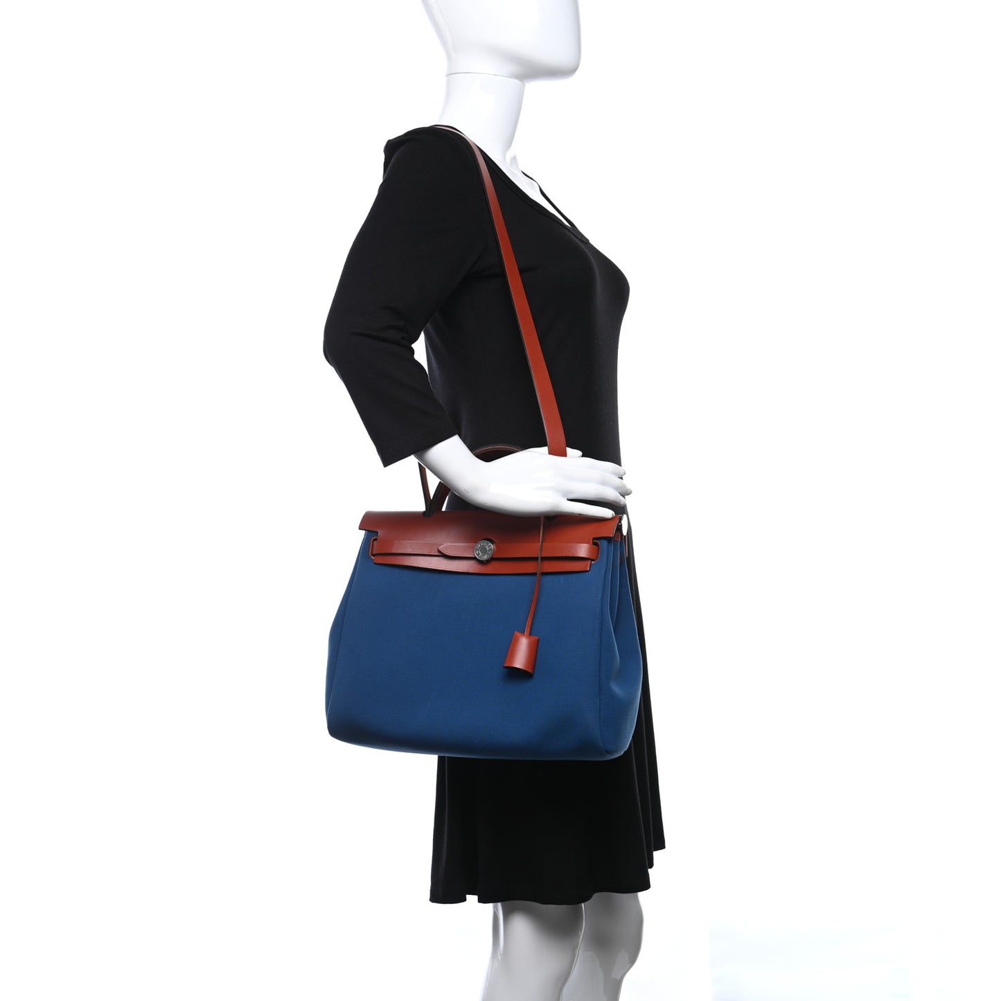 Military Toile Vache Hunter Herbag Zip Retourne 31 PM Bleu Outremer Cuivre