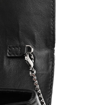 Versace Vitello Virtus Chain Clutch Black 17 of 17