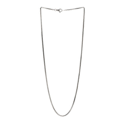 David Yurman Sterling Silver 2.7mm Small Box Chain Necklace 22" 3 of 4