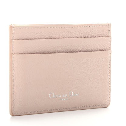 Christian Dior Grained Calfskin Cannage Diorama Card Holder Rose Poudre 3 of 7