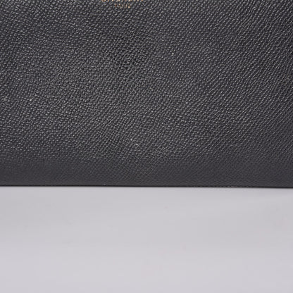 Givenchy Grained Calfskin Zip Around Wallet Black 7 of 9