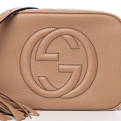 Gucci Pebbled Calfskin Small Soho Disco Bag Rose Beige 7 of 9