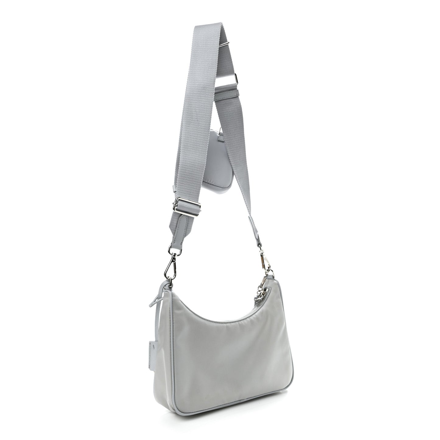 Re-Nylon Saffiano Re-Edition 2005 Shoulder Bag Fiordaliso
