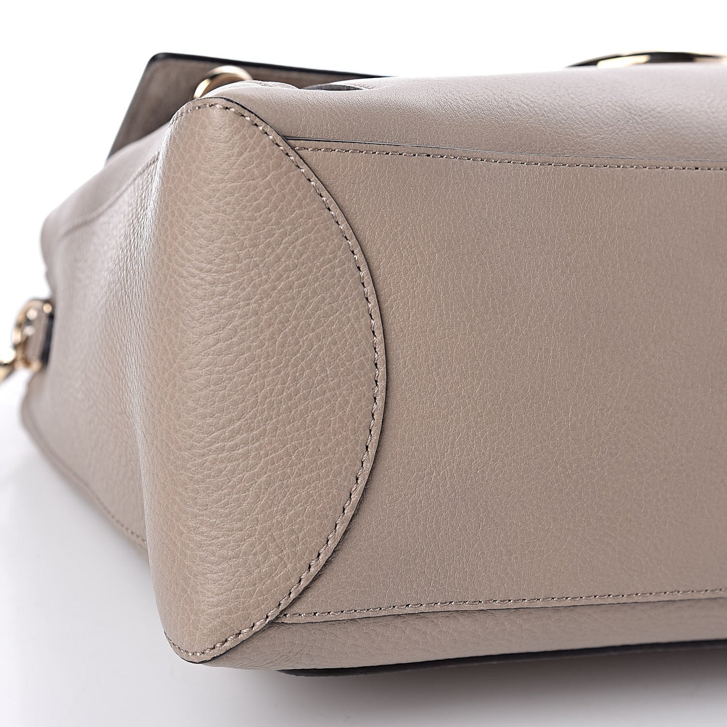 Calfskin Medium Faye Day Shoulder Bag Motty Grey