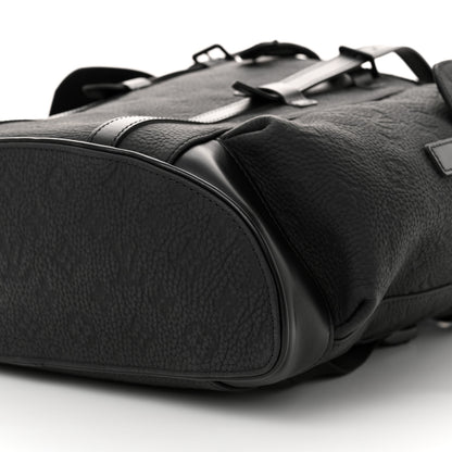 Louis Vuitton Taurillon Monogram Christopher MM Backpack Black 9 of 11