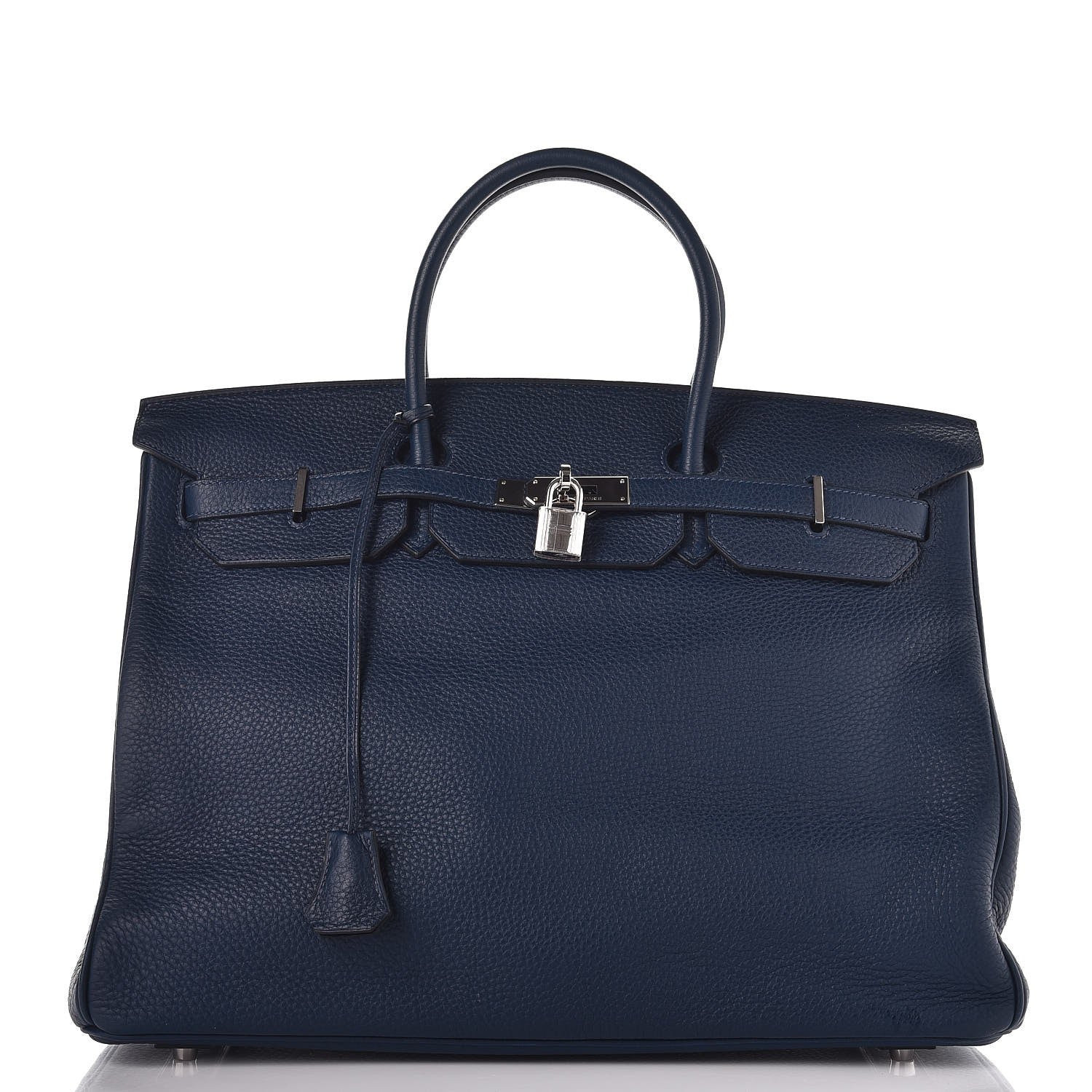 Hermes Taurillon Clemence Birkin 40 Bleu De Prusse 1 of 41