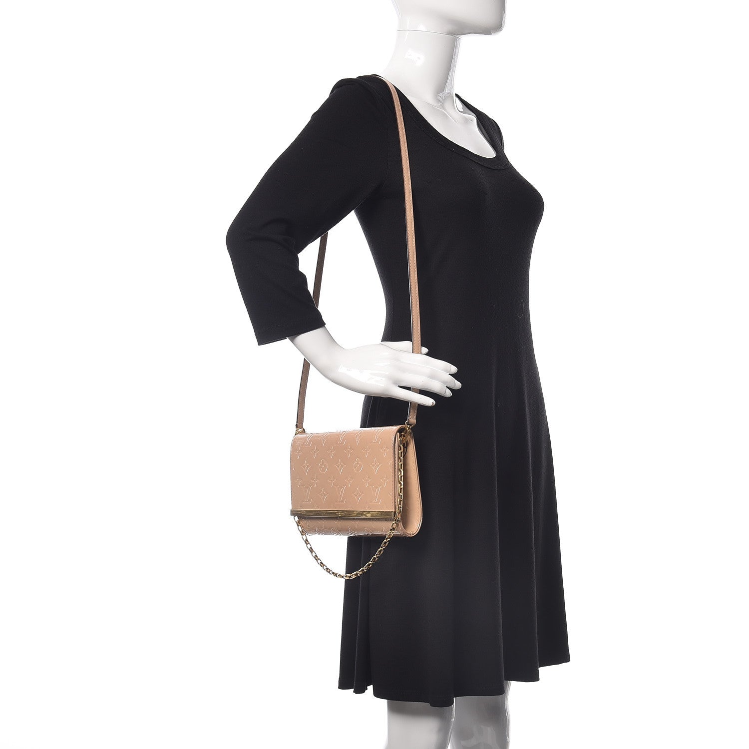 Louis Vuitton Vernis Ana Clutch Dune 2 of 23