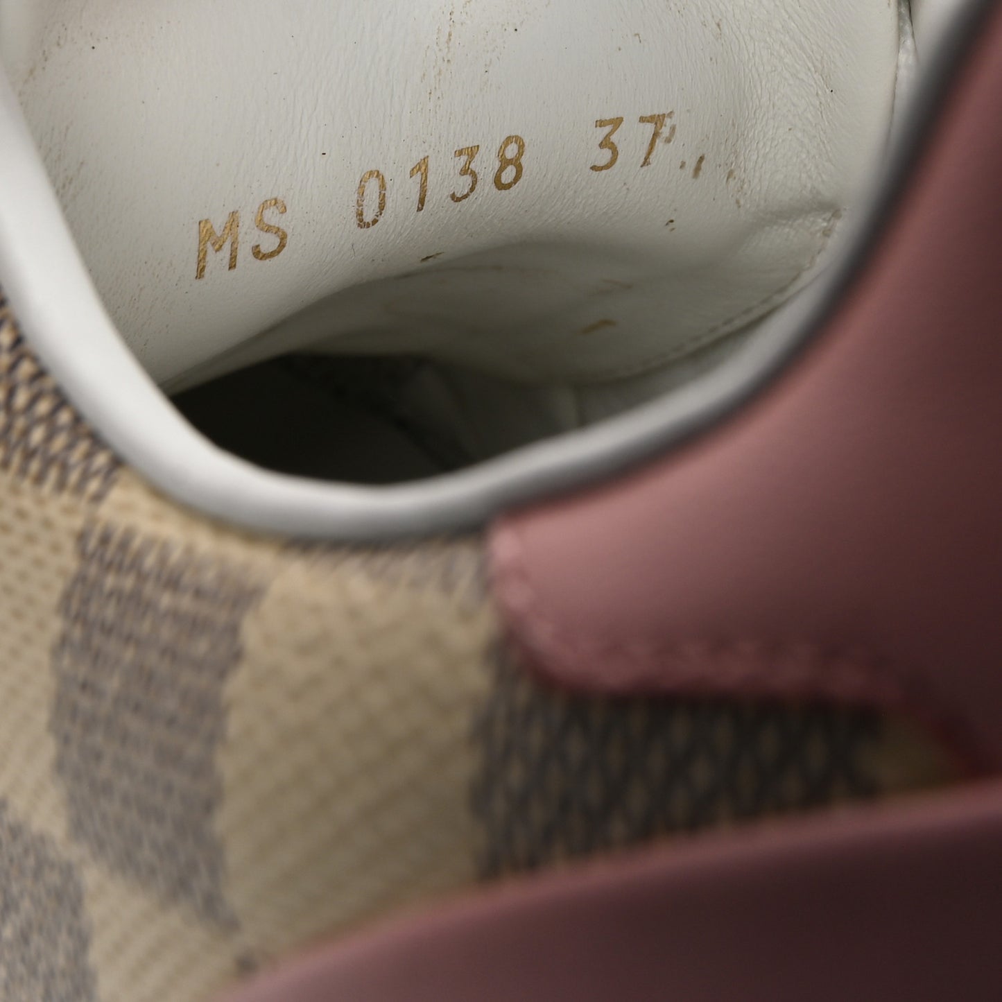 Damier Azur Summer Trunks Frontrow Sneaker 37