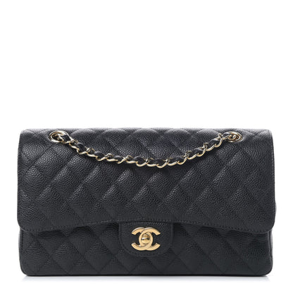 Chanel Caviar Quilted Medium Double Flap Black 1 of 5