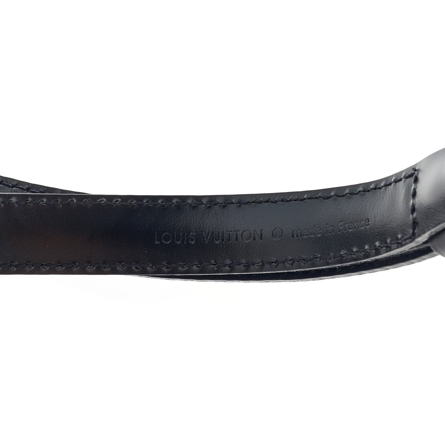 Louis Vuitton Calfskin 20mm Adjustable Shoulder Strap Black 4 of 4