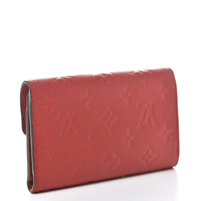 Louis Vuitton Empreinte Compact Curieuse Wallet Cherry 3 of 11