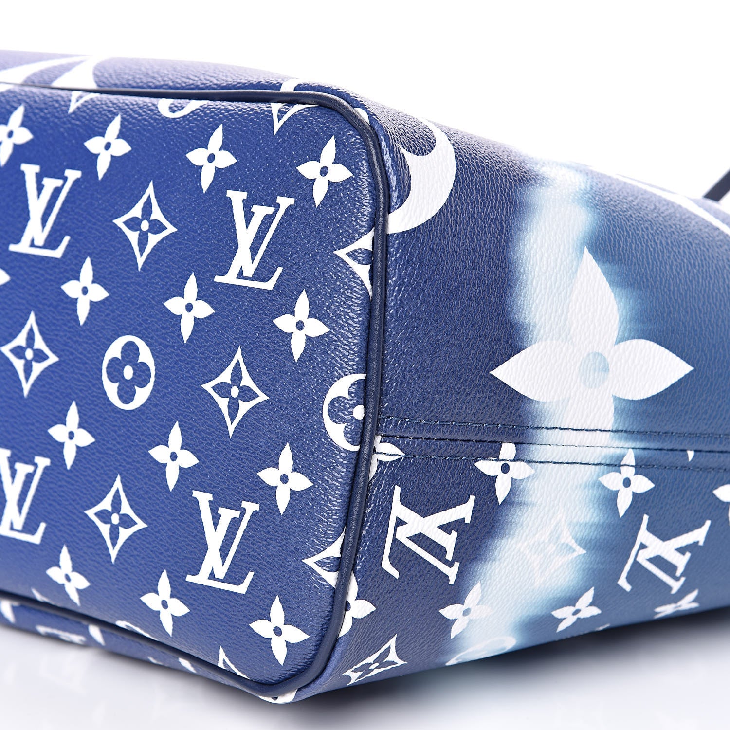Louis Vuitton Monogram Escale Neverfull MM Blue 9 of 9