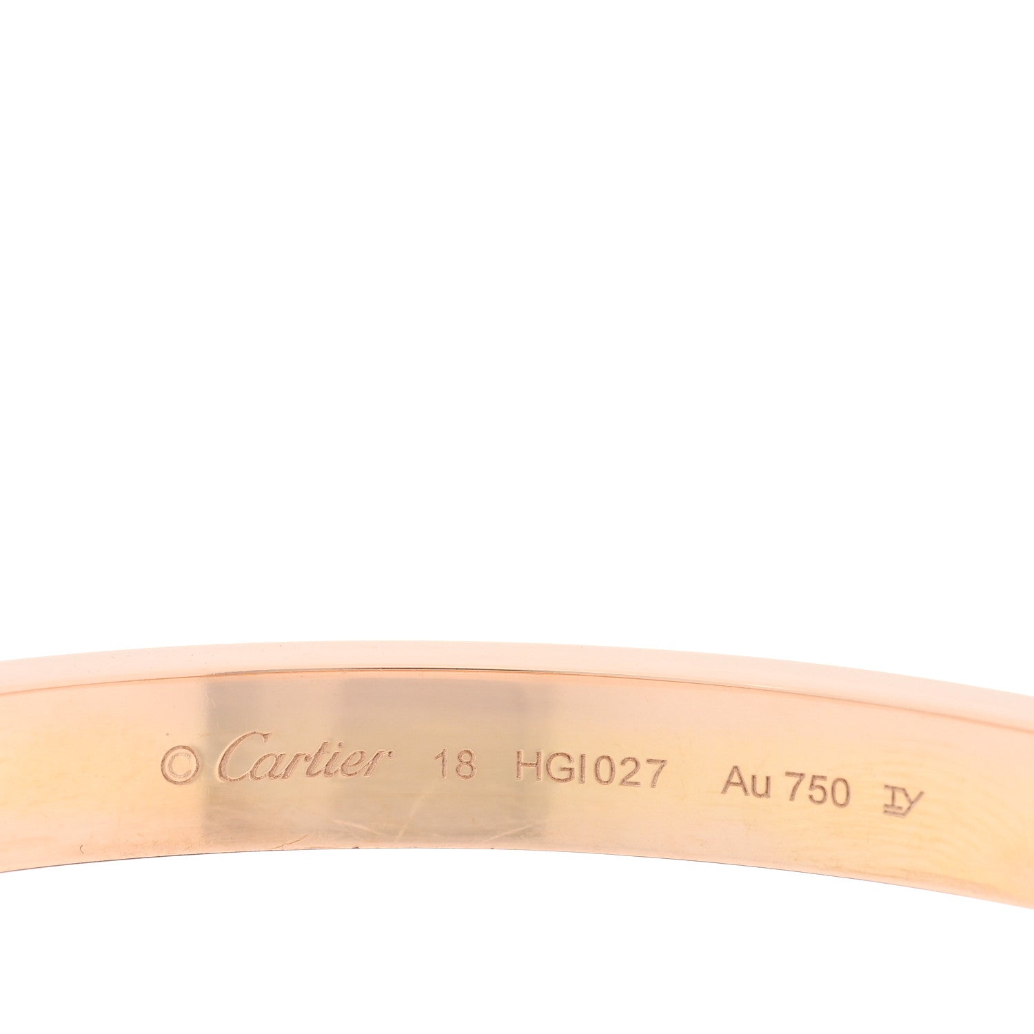 Cartier 18K Pink Gold Diamond LOVE Paved Bracelet 18 3 of 5