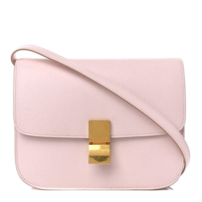 Celine Liege Calfskin Medium Classic Box Flap Bag Blush 1 of 17
