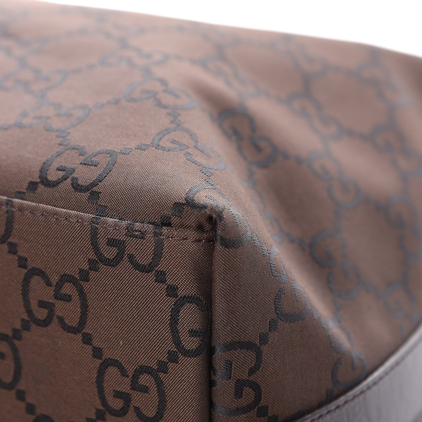 Nylon Monogram Hobo Dark Brown