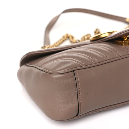 Gucci Calfskin Matelasse Small GG Marmont Shoulder Bag Porcelain Rose 8 of 11