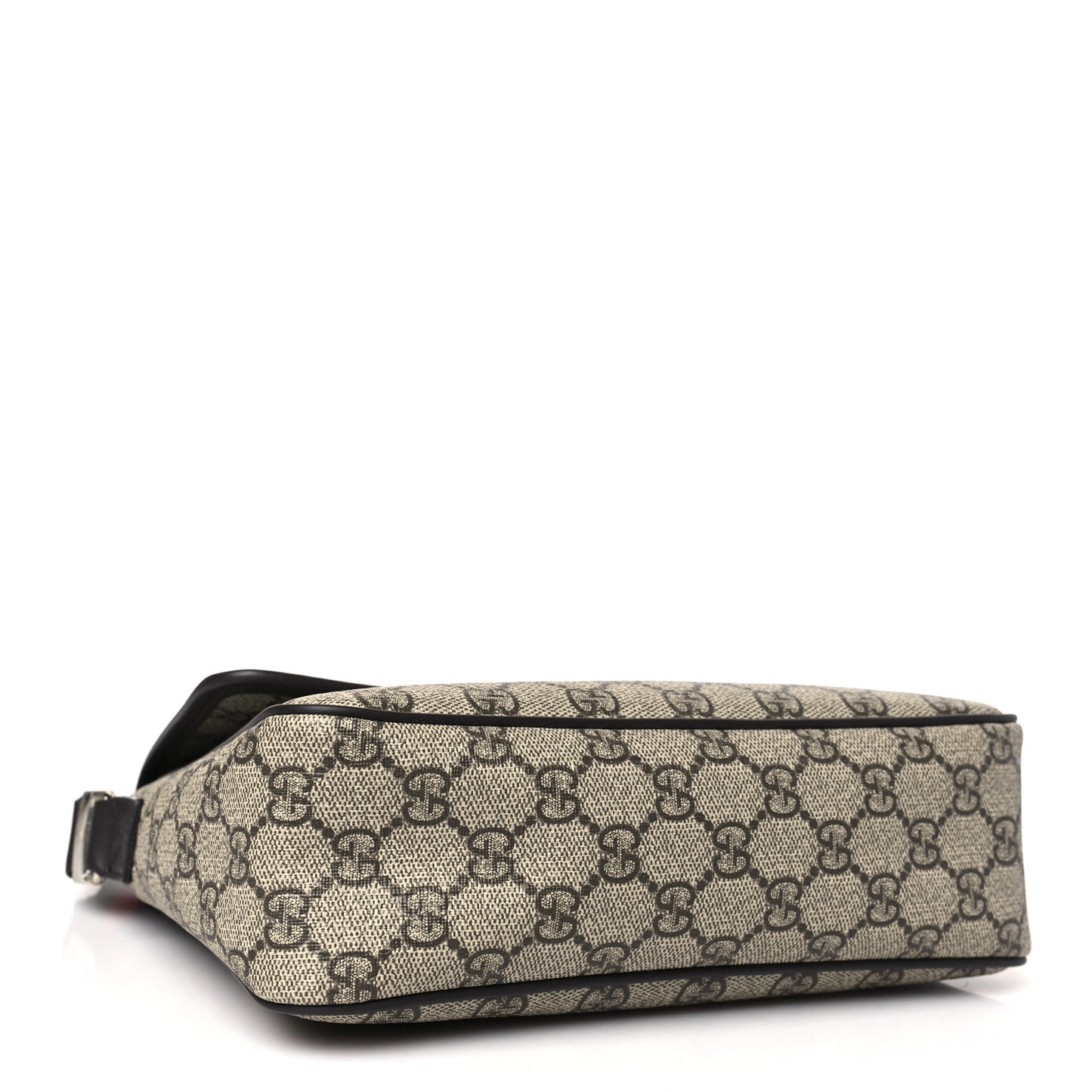 GG Supreme Monogram Web Childrens Crossbody Bag Beige Black