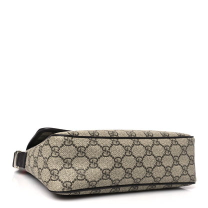 Gucci GG Supreme Monogram Web Childrens Crossbody Bag Beige Black 4 of 9