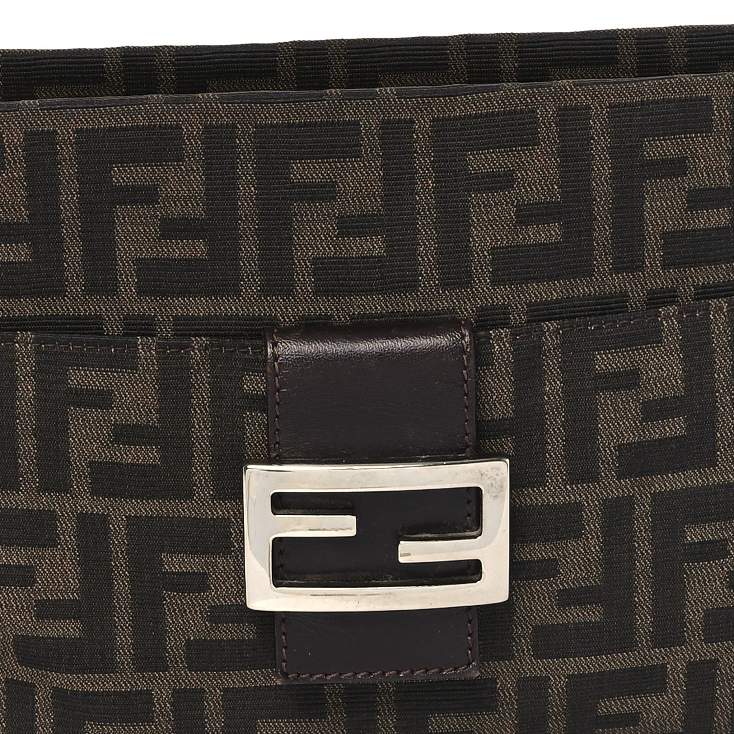 Fendi Zucca Shoulder Bag Tobacco 7 of 12