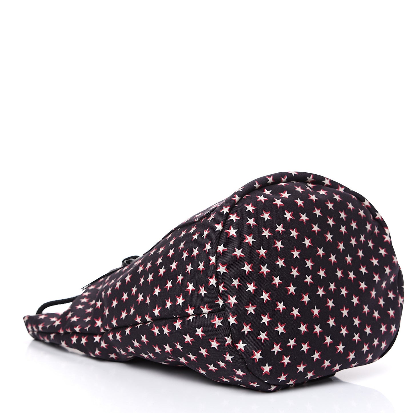 Canvas Star Print City Sailor Backpack Black