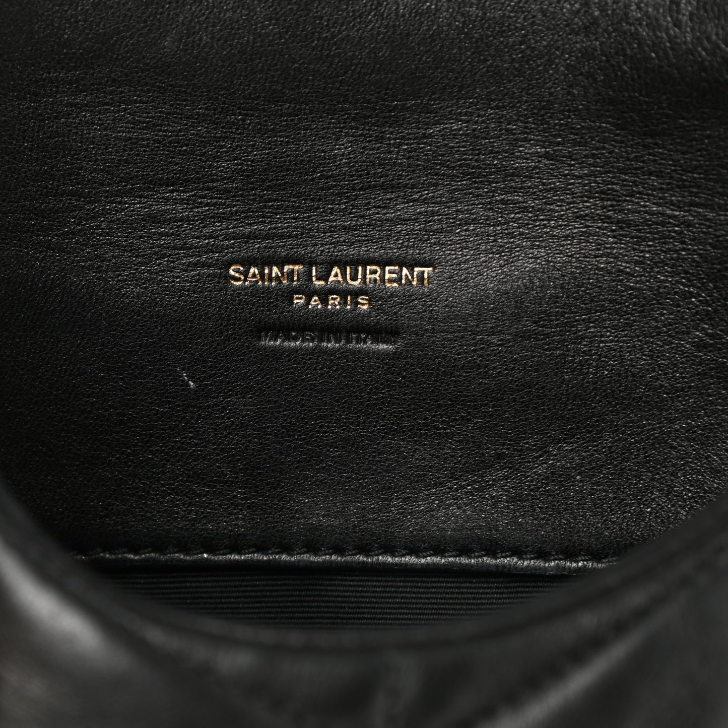 Lambskin Monogram Loulou Puffer Pouch Clutch Black