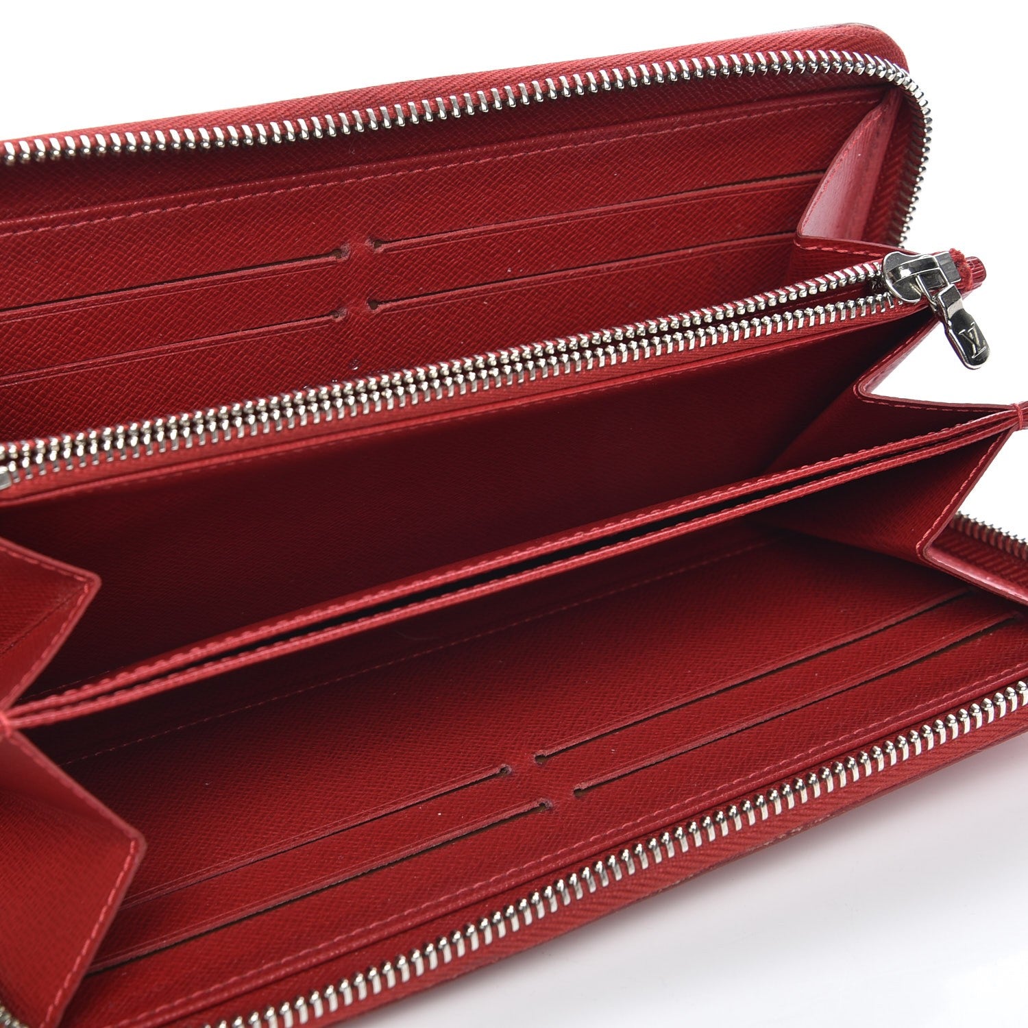 Louis Vuitton Epi Zippy Wallet Carmine 5 of 7