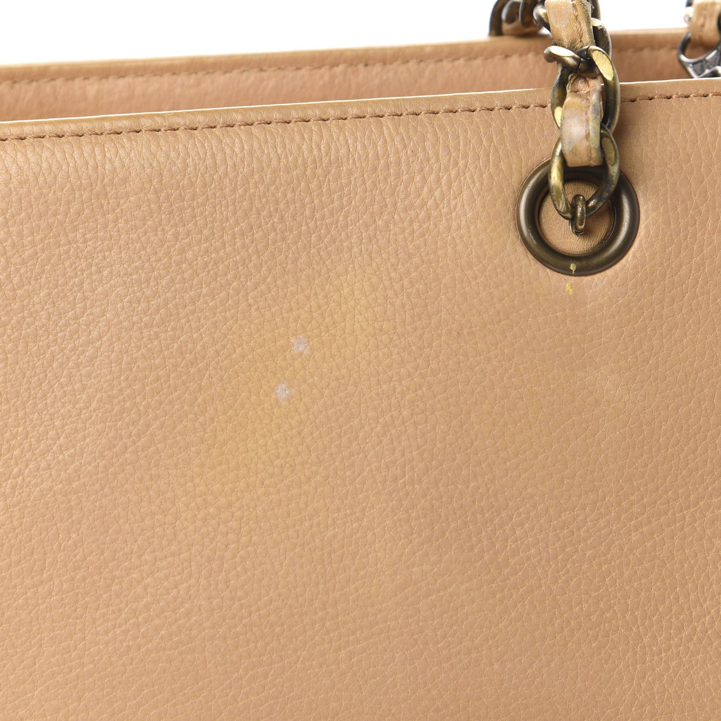 Calfskin Shopping Tote Beige