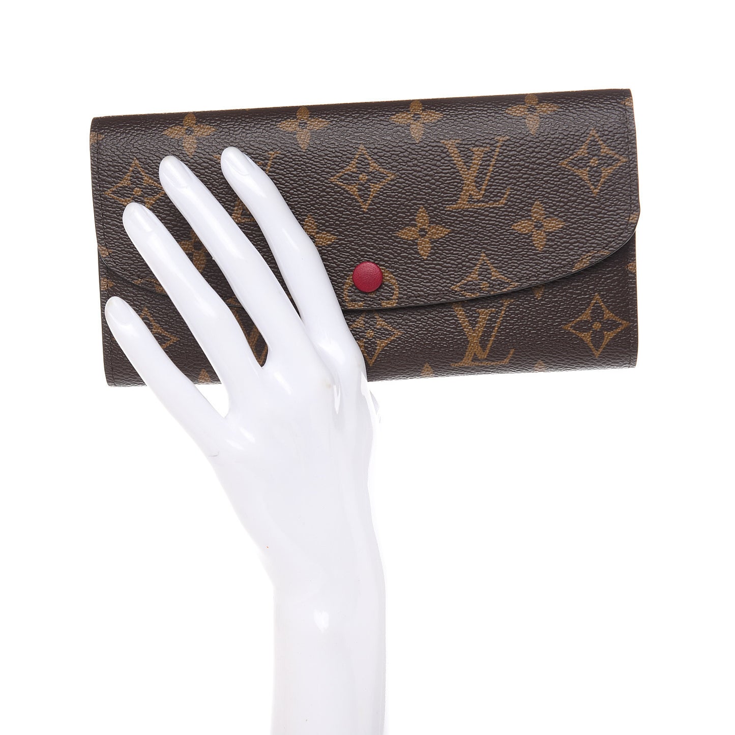 Monogram Emilie Wallet Fuchsia