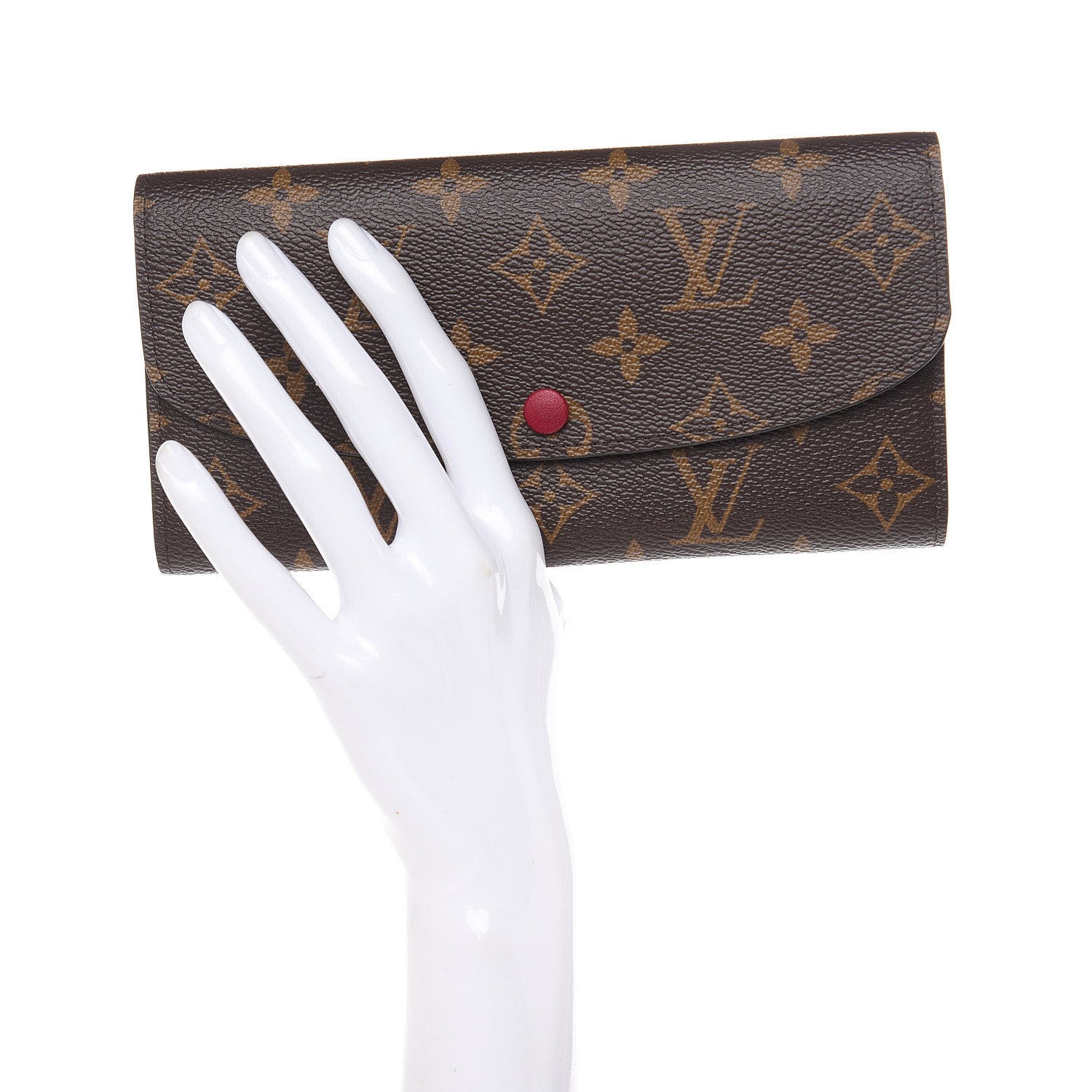 Louis Vuitton Monogram Emilie Wallet Fuchsia 2 of 7