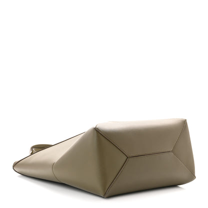 Loewe Shiny Calfskin Medium Puzzle Fold Tote Dark Khaki Green 4 of 10