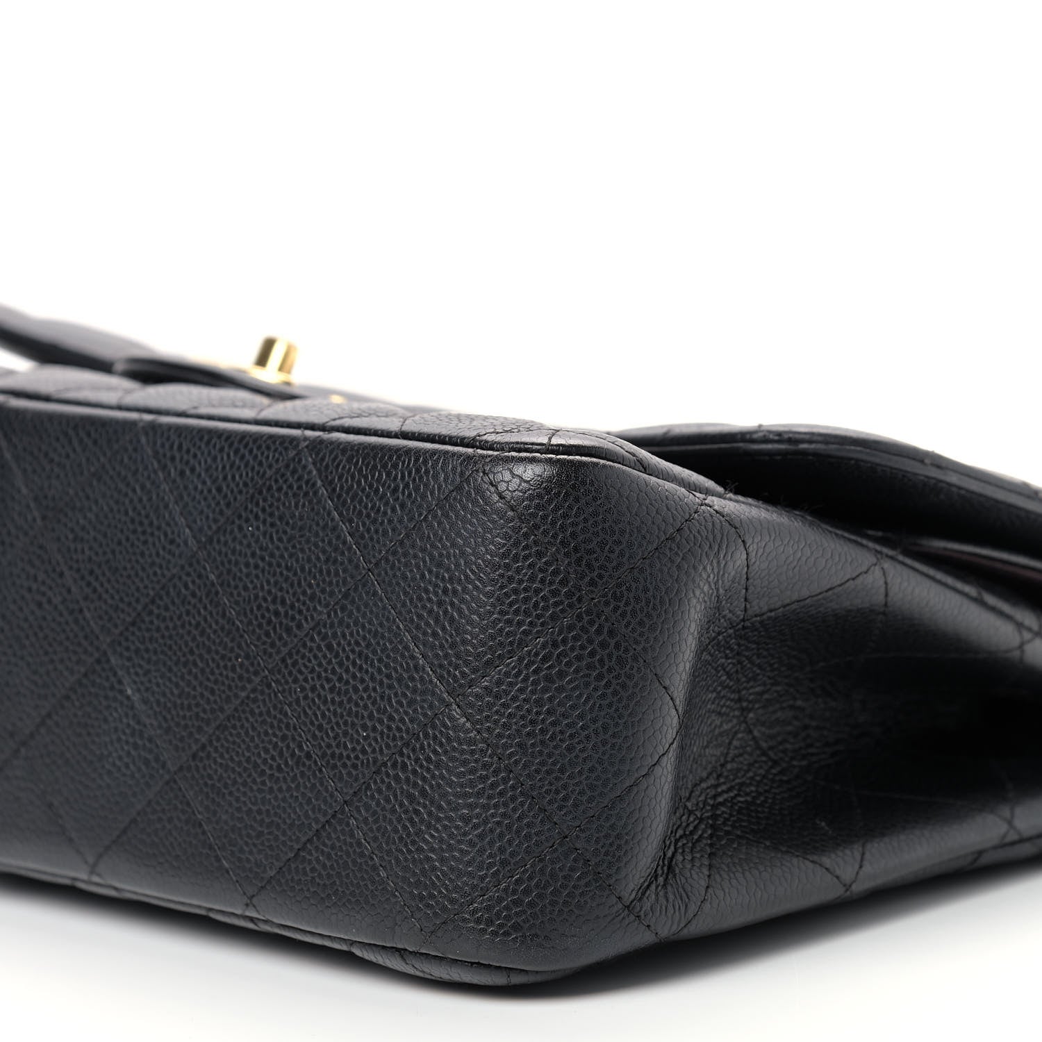 Chanel Caviar Quilted Jumbo Double Flap Black 9 of 14