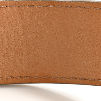 Louis Vuitton Epi LV Initiales Belt 85 34 Ivory 8 of 10