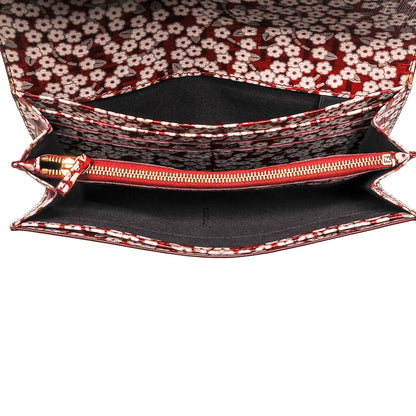 Fendi Zucchino Forever Continental Wallet Bordeaux Rosa 5 of 8