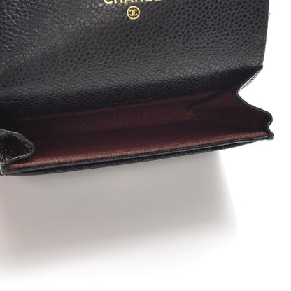 Chanel Caviar Quilted Flap Card Holder Black 5 of 8