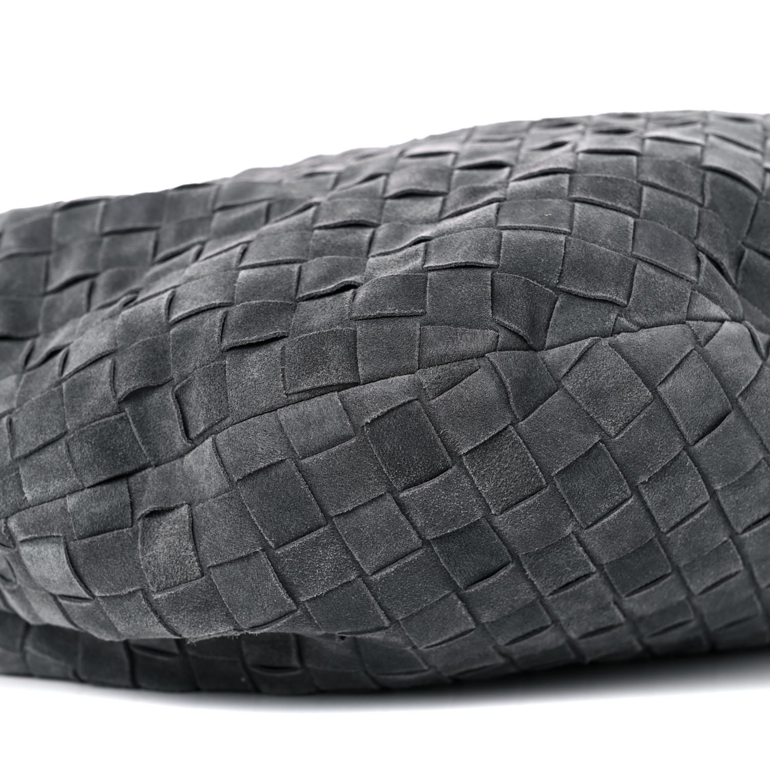 Bottega Veneta Suede Intrecciato Large Jodie Medium Grey 7 of 12