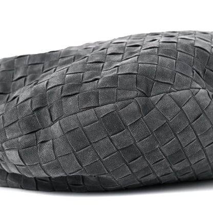 Bottega Veneta Suede Intrecciato Large Jodie Medium Grey 7 of 12