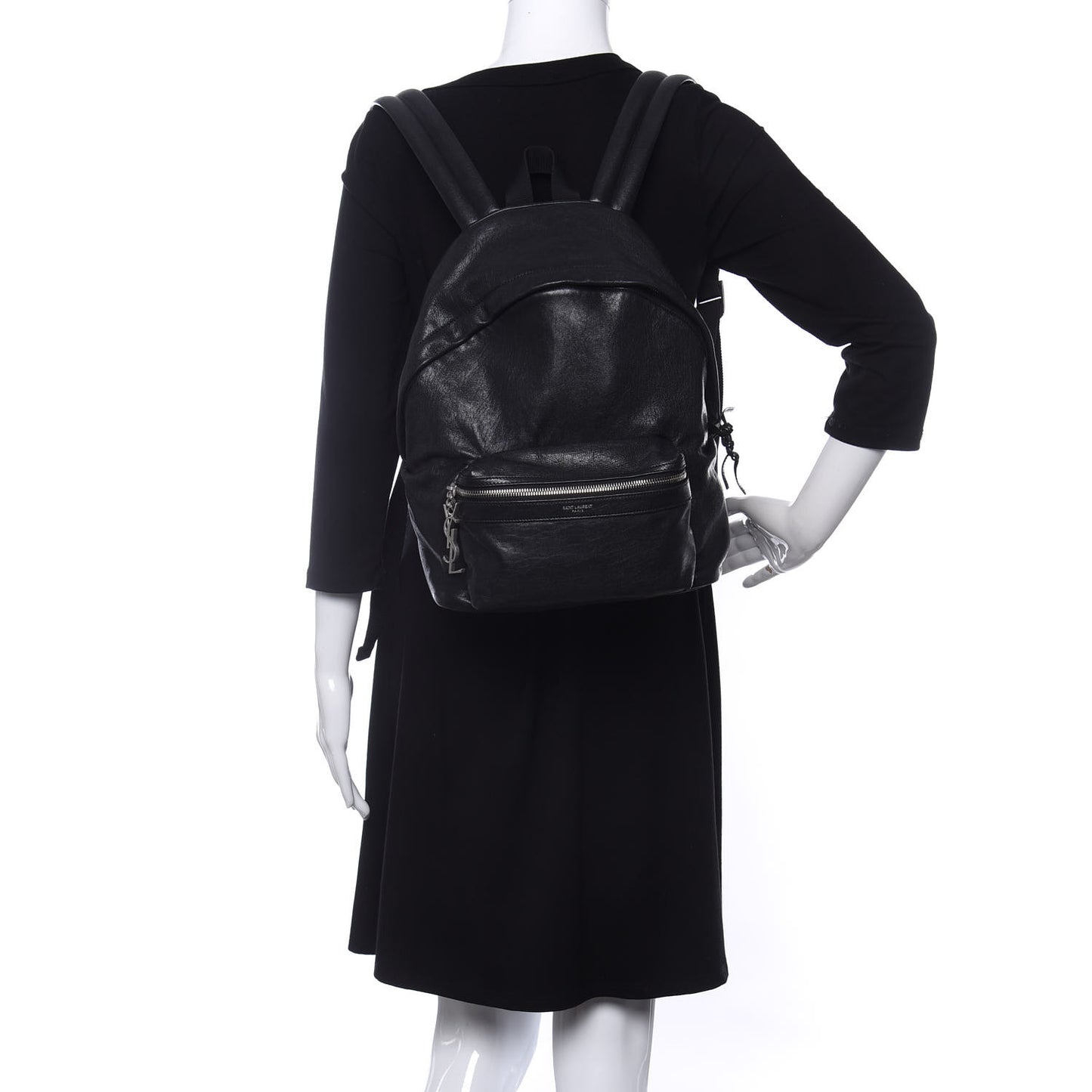 Lambskin Mini City Backpack Black