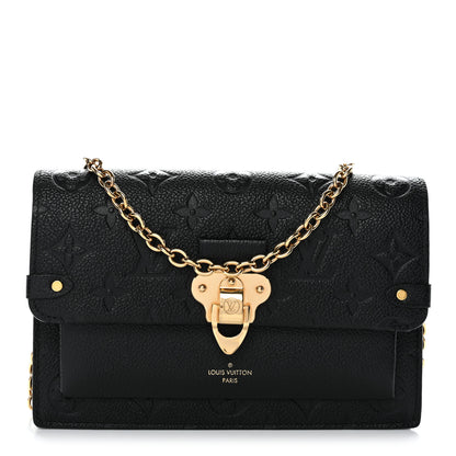 Louis Vuitton Empreinte Vavin Chain Wallet Black 1 of 9