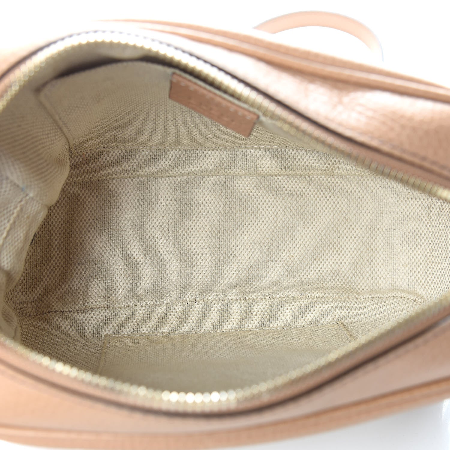 Gucci Pebbled Calfskin Small Soho Disco Bag Rose Beige 5 of 10