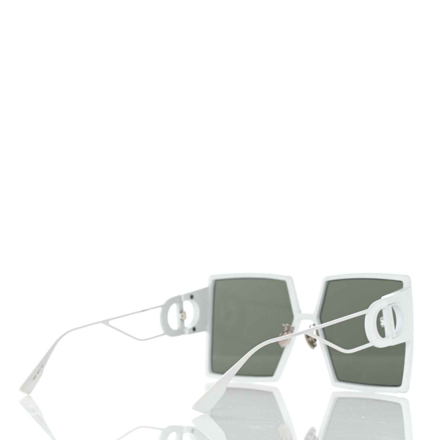 Christian Dior Square Mirrored 30 Montaigne Sunglasses White 4 of 9