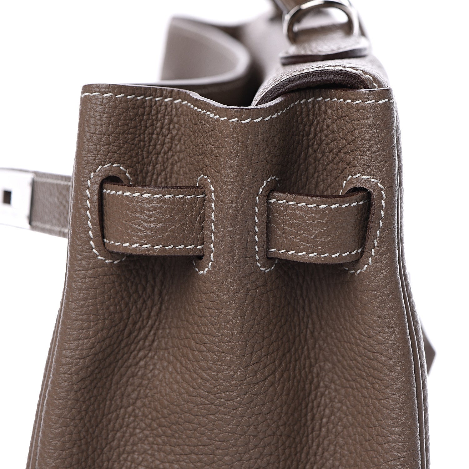 Hermes Togo Kelly Retourne 35 Etoupe 19 of 27