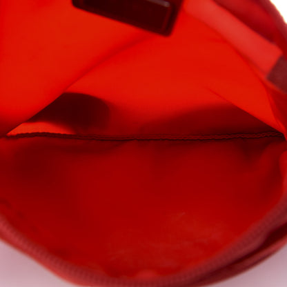 Prada Nylon Vela Saffiano Flat Messenger Bag Rosso 4 of 8