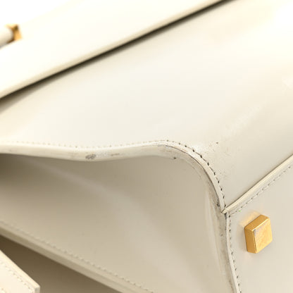 Saint Laurent Shiny Calfskin Medium Uptown Tote White 13 of 19